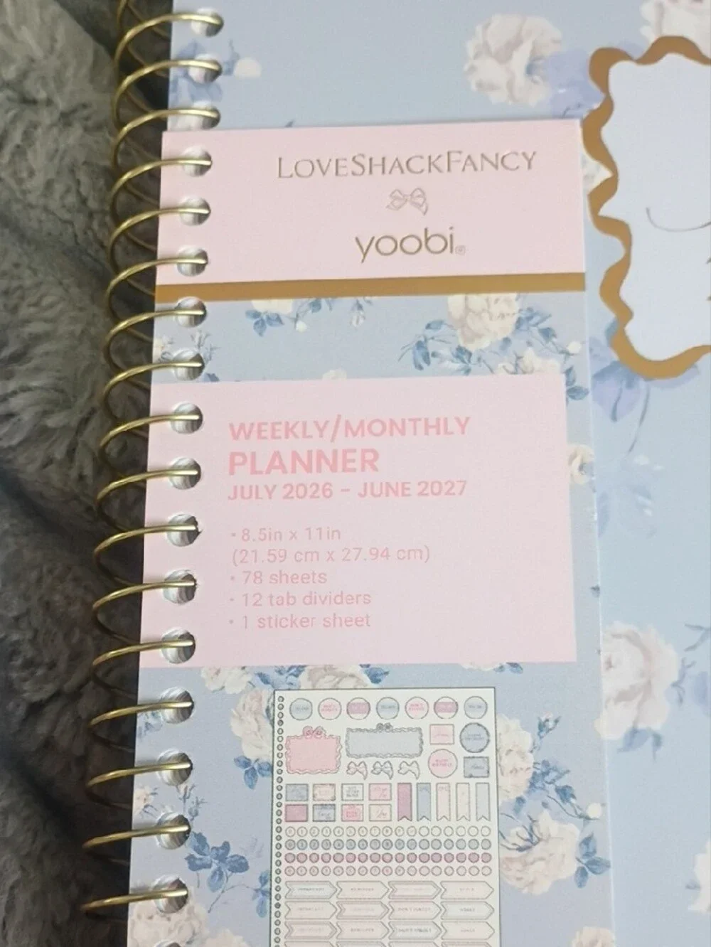 2026 - 2027 Planner Duo with Gold Accents